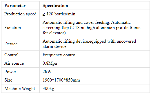 M&aacute;quina tampadora para m&aacute;quina de enchimento de aerossol