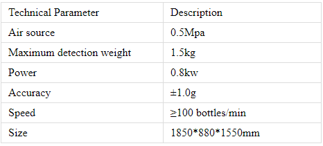 M&aacute;quina de pesagem de produtos em aerossol totalmente autom&aacute;tica