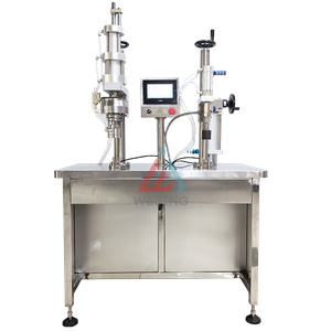 Saco semiautomático de controle PLC na máquina de enchimento de válvula 