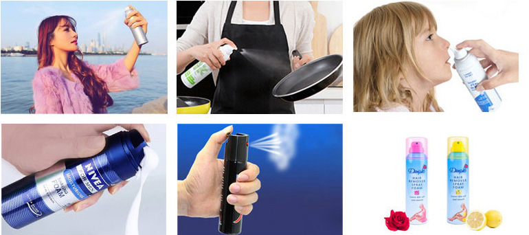 saco na v&aacute;lvula produtos de aplica&ccedil;&atilde;o de m&aacute;quina de enchimento de aerossol