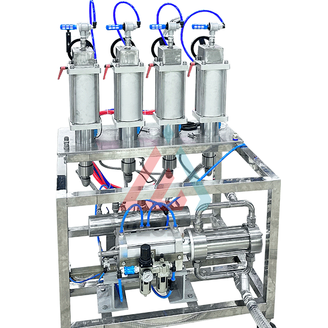 Linha de produção automática de máquina de enchimento Bov quatro em um aerossol