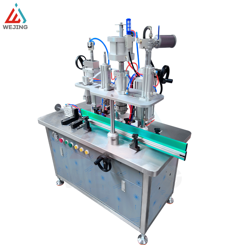 4 em 1 Máquina de enchimento de aerossol semi -automática Máquina de enchimento de aerossol