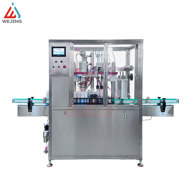 Máquina de enchimento automática de aerossol Bov WJER-30S para latas de alumínio e garrafas de plástico