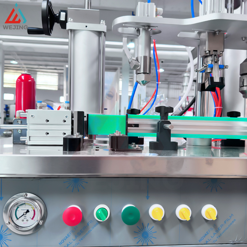 4 em 1 Máquina de enchimento de aerossol semi -automática Máquina de enchimento de aerossol