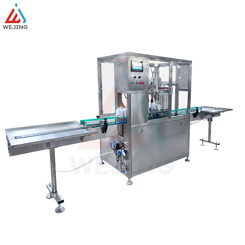 Máquina de enchimento automática de aerossol Bov WJER-30S para latas de alumínio e garrafas de plástico