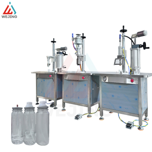 Máquina de enchimento e crimpagem semi-automática de aerossol