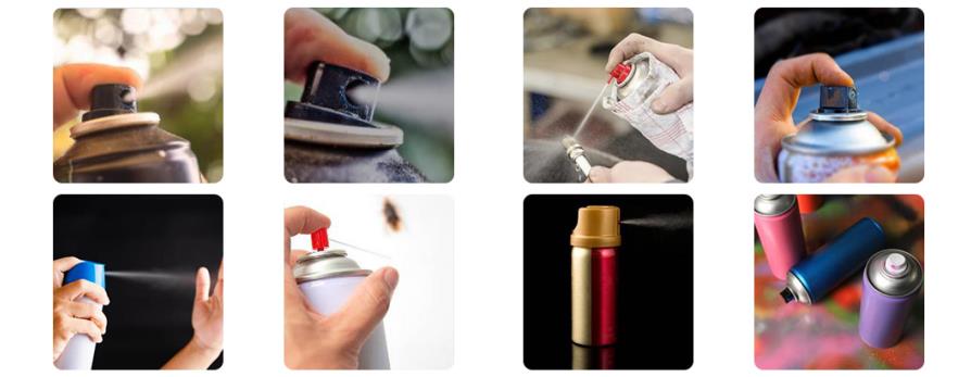 Produtos de pintura em aerossol em spray