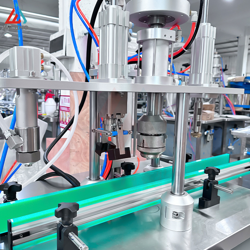 4 em 1 Máquina de enchimento de aerossol semi -automática Máquina de enchimento de aerossol