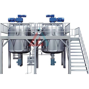 Preço da máquina de emulsificação de maionese da máquina misturadora do homogeneizador do vácuo do aquecimento de vapor