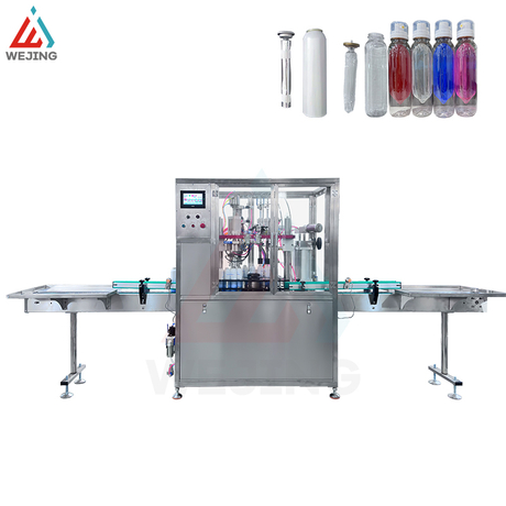 Máquina de enchimento automática de aerossol Bov WJER-30S para latas de alumínio e garrafas de plástico