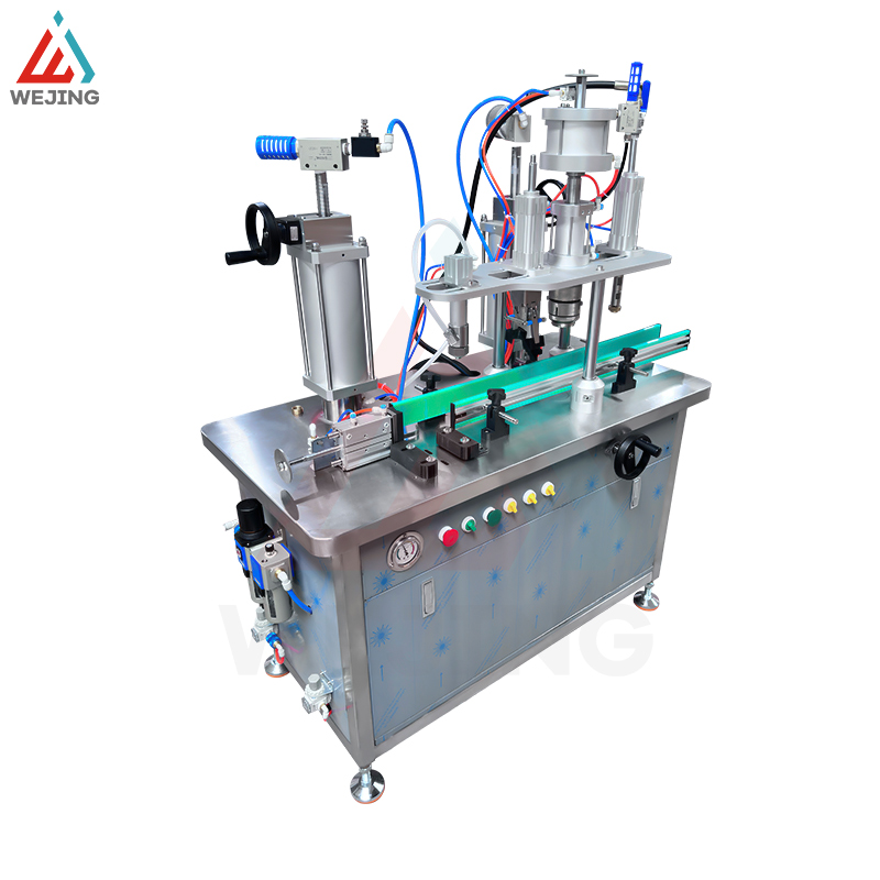 4 em 1 Máquina de enchimento de aerossol semi -automática Máquina de enchimento de aerossol